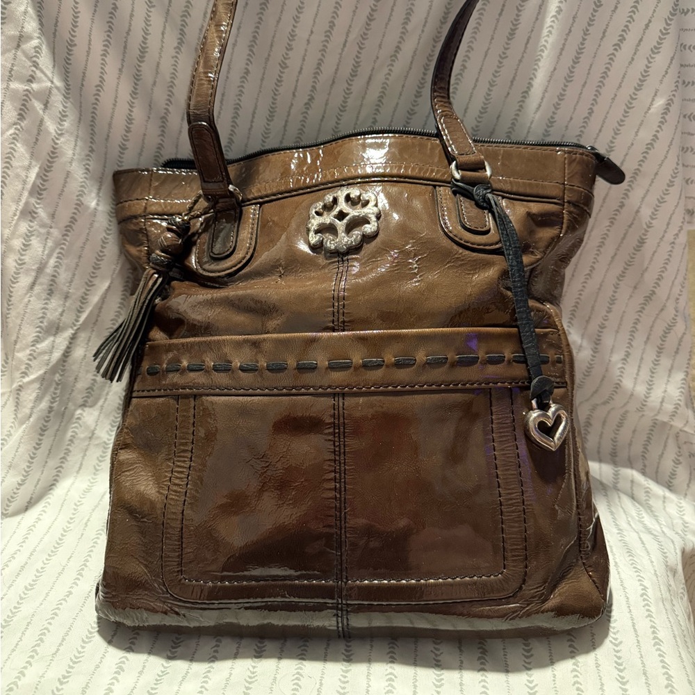 Brighton Brown Leather PROJECT Tote Bag